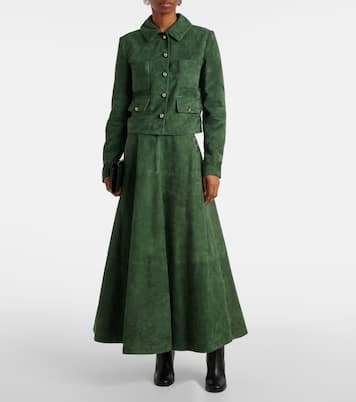 Giacca Woody in suede | Altuzarra