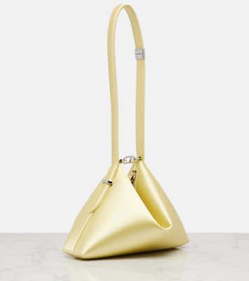 Clutch Scoop Small de satén | Toteme