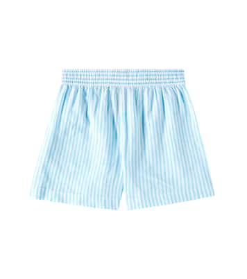 Shorts de lino y algodón a rayas | Polo Ralph Lauren Kids