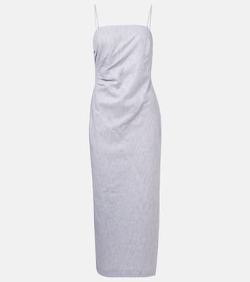 Abito midi in cotone e lino | Vince