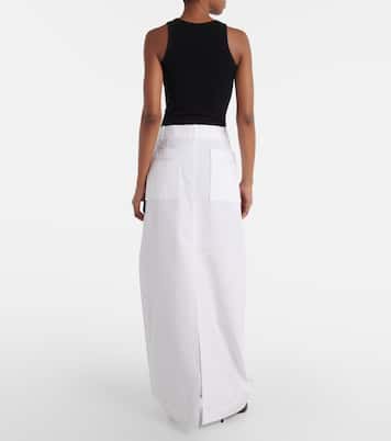 Lucian cotton poplin maxi skirt | Khaite