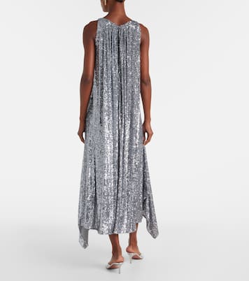Sequined gathered cocktail dress | Rabanne