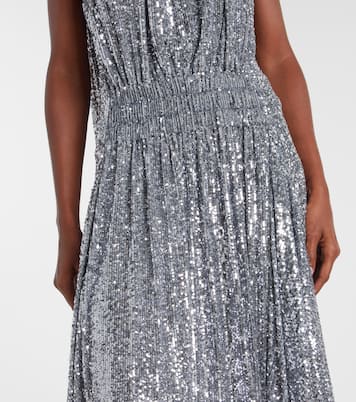 Sequined gathered cocktail dress | Rabanne
