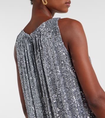 Sequined gathered cocktail dress | Rabanne