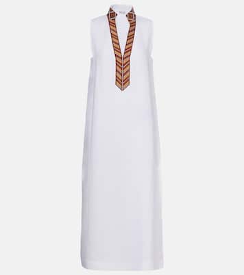 Abril linen midi dress | Loro Piana