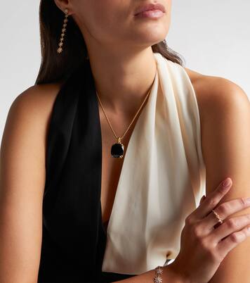 Marbella 18kt gold necklace with onyx | David Yurman