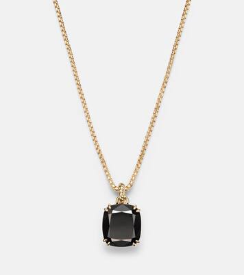 Marbella 18kt gold necklace with onyx | David Yurman