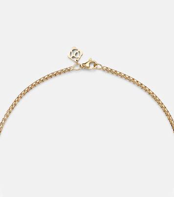Marbella 18kt gold necklace with onyx | David Yurman