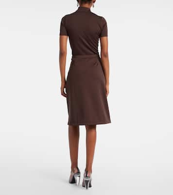 Interlock Tracksuit midi skirt | Courrèges