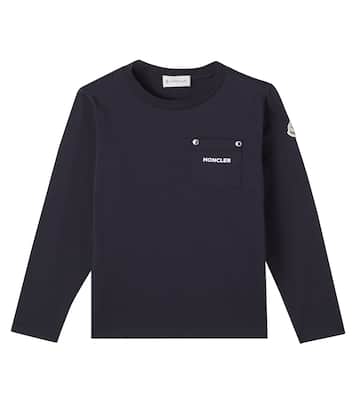Logo cotton jersey T-shirt | Moncler Enfant