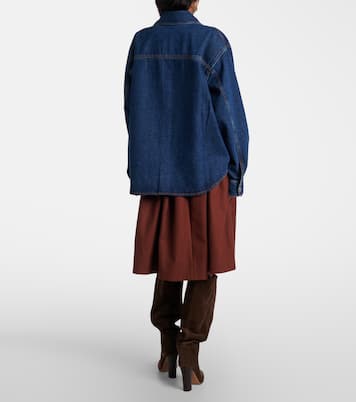Ami de Cœur oversized denim shirt | Ami Paris