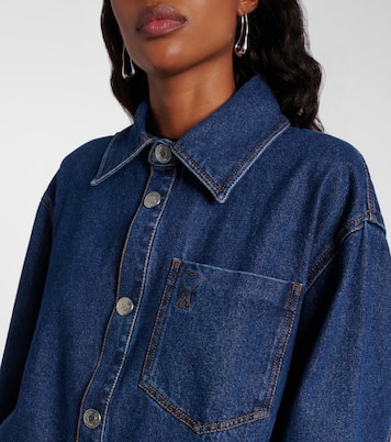 Ami de Cœur oversized denim shirt | Ami Paris
