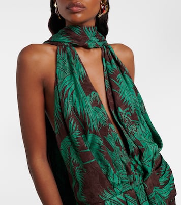Summer Counts jacquard maxi dress | Johanna Ortiz