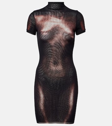 Trompe l'oeil mesh minidress | Jean Paul Gaultier
