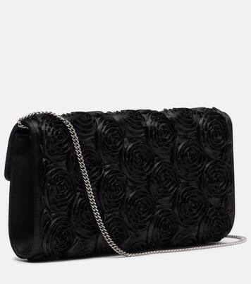 Embellished embellished satin clutch | Roger Vivier