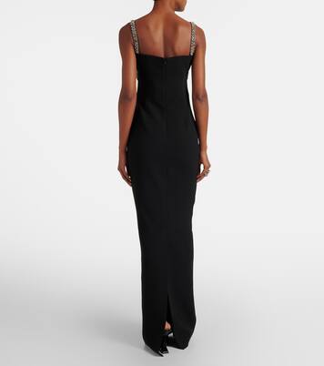 Verzierte Robe Lux aus Crêpe | The New Arrivals Ilkyaz Ozel