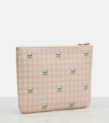 VLogo Medium printed leather pouch | Valentino Garavani