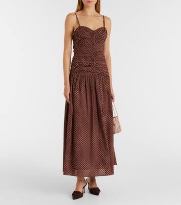 Edie polka-dot maxi dress | Posse