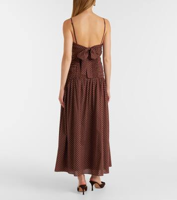 Edie polka-dot maxi dress | Posse