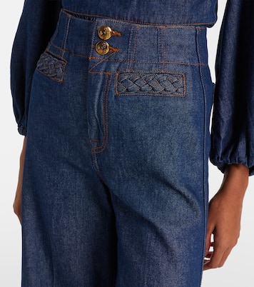 Awaken high-rise flared jeans  | Zimmermann