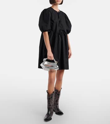 Mid Shaft embroidered cowboy boots | Ganni