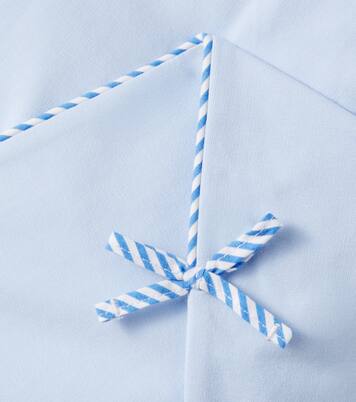 Bow-detail cotton-blend sweatpants | Monnalisa