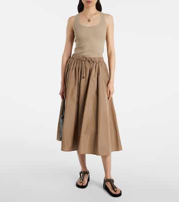 Lonza taffeta midi skirt | Max Mara