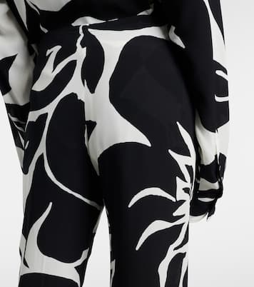 Floral straight pants | Dries Van Noten