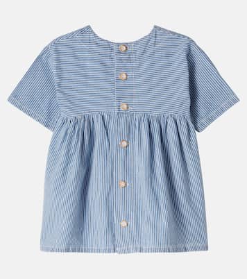 Bebé - vestido Margalida de denim a rayas | 1 + in the Family