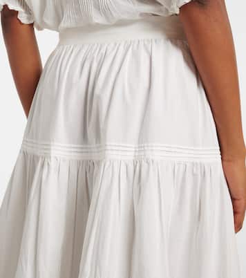 Sebastiane cotton poplin maxi skirt | Dôen
