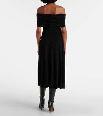 Off-Shoulder-Midikleid | Norma Kamali