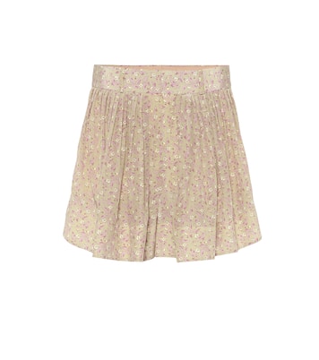 Shorts a stampa floreale in seta | Chloé