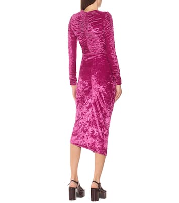 Gonna midi in velluto stretch | Dries Van Noten
