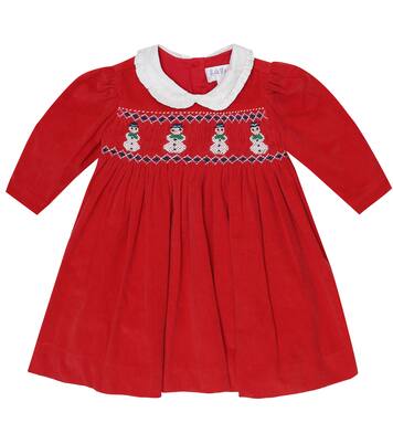 Bébé – Robe brodée en velours côtelé de coton | Rachel Riley