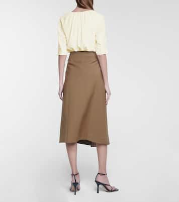 Nika belted crêpe top | Altuzarra