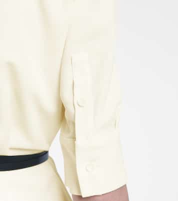 Nika belted crêpe top | Altuzarra