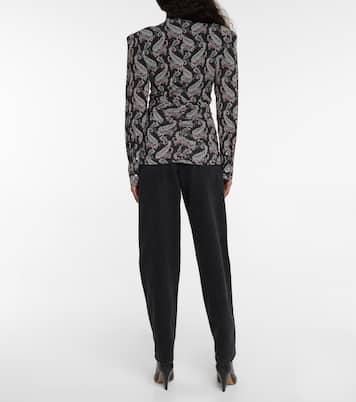 Linazioa paisley ruched top | Isabel Marant