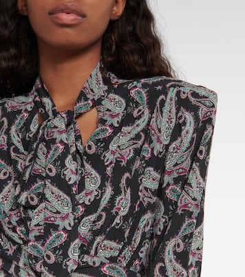 Linazioa paisley ruched top | Isabel Marant