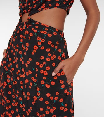 Bedrucktes Maxikleid | Staud