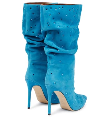 Holly embellished suede boots | Paris Texas