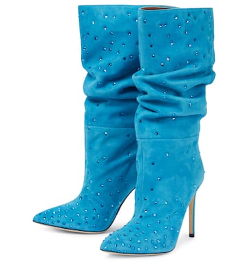 Holly embellished suede boots | Paris Texas