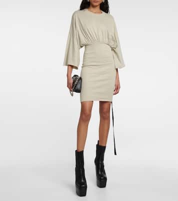 DRKSHDW Tommy jersey minidress | Rick Owens