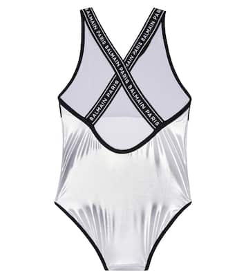 Costume intero con logo | Balmain Kids