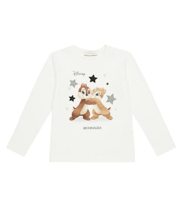 x Disney® printed cotton-blend T-shirt | Monnalisa