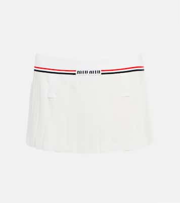 Minigonna a pieghe | Miu Miu
