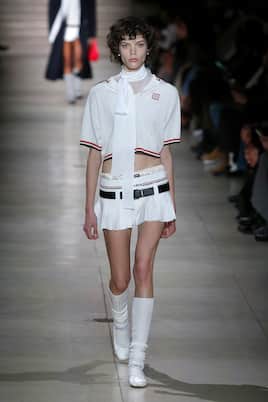 Minigonna a pieghe | Miu Miu