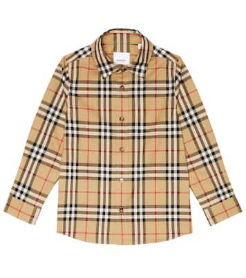 Camicia in misto cotone | Burberry Kids