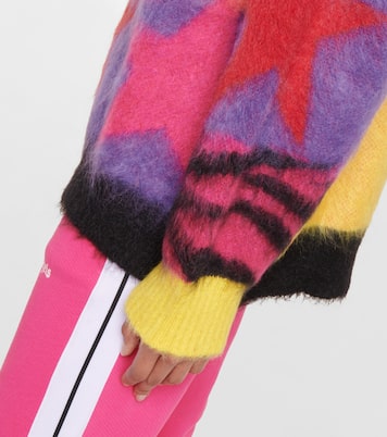 Pull en jacquard de mohair mélangé | Palm Angels