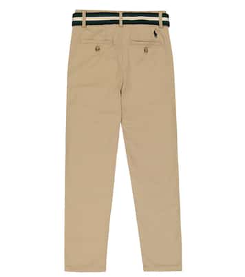 Pantalones rectos en lona de algodón | Polo Ralph Lauren Kids