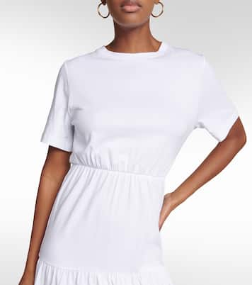 Cotton jersey tiered midi dress | Max Mara